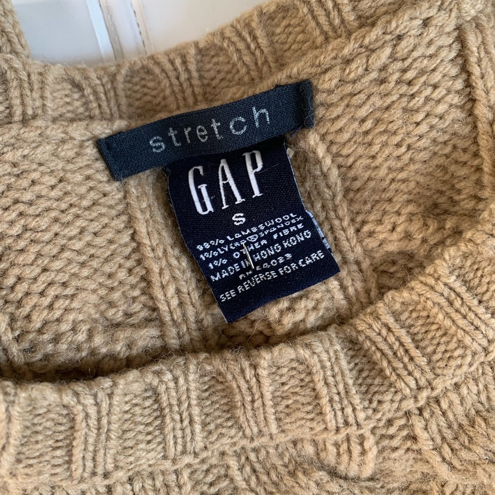 {GAP} LAMBSWOOL Cable Knit Sweater - Picture 3 of 4